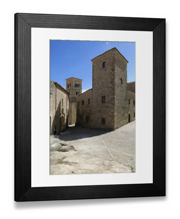 Framed Print : Historic churches in the historic city of Trujillo, Extremadura, Spain, Europe Framed Print : Historic churches in the historic city of Trujillo, Extremadura, Spain, Europe