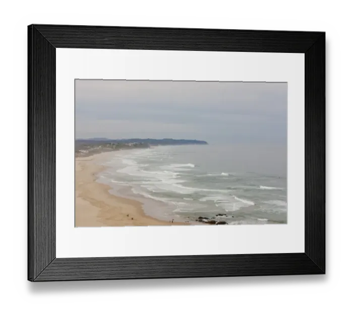 Framed Print : Coastline at the Wilderness National Park, South Africa