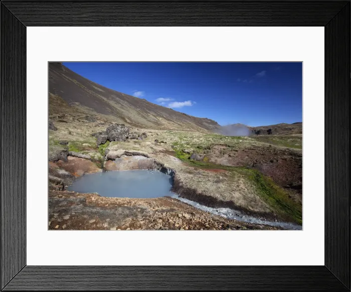 Framed Print : Oelfusdalur and Reykjadulur geothermal area, Hveragerdi, southern Iceland, Iceland, Europe Framed Print : Oelfusdalur and Reykjadulur geothermal area, Hveragerdi, southern Iceland, Iceland, Europe