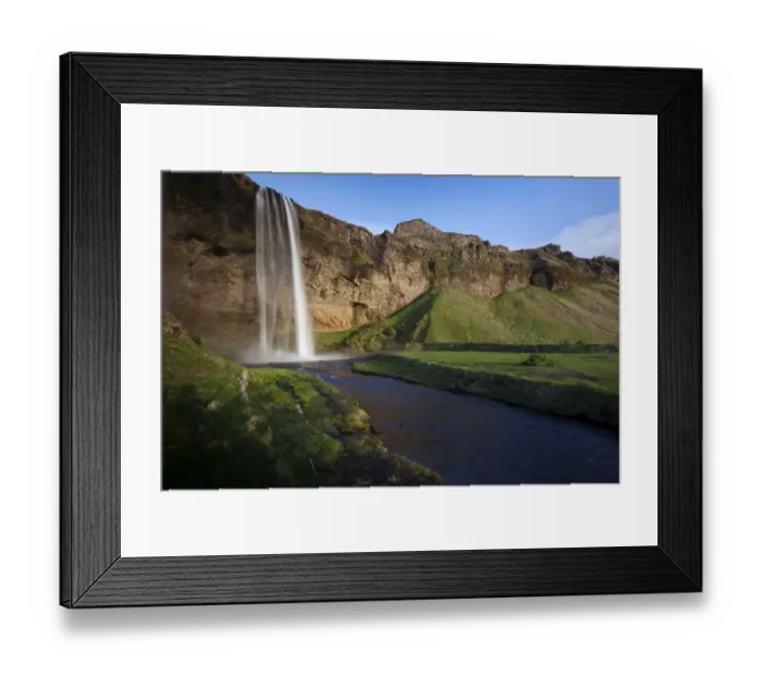 Framed Print : Seljalandsfoss waterfall, Porsmoerk, South Iceland, Iceland, Europe Framed Print : Seljalandsfoss waterfall, Porsmoerk, South Iceland, Iceland, Europe