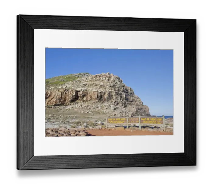 Framed Print : Cape Point at the Cape of Good Hope, South Africa