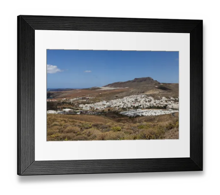 Framed Print : Village of Agaete, Gran Canaria, Canary Islands, Spain, Europe, PublicGronud Framed Print : Village of Agaete, Gran Canaria, Canary Islands, Spain, Europe, PublicGronud