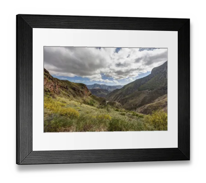 Framed Print : Mountains and pinewood forest Pinar de Tamadaba with Mount Pico Bandera, Galdar Region, Gran Canaria, Canary Islands, Spain, Europe, PublicGround Framed Print : Mountains and pinewood forest Pinar de Tamadaba with Mount Pico Bandera, Galdar Region, Gran Canaria, Canary Islands, Spain, Europe, PublicGround