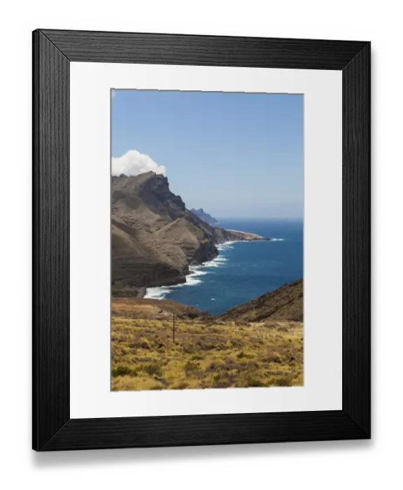 Framed Print : View of the cliffs near El Risco, Agaete Region, Gran Canaria, Canary Islands, Spain, Europe, PublicGround Framed Print : View of the cliffs near El Risco, Agaete Region, Gran Canaria, Canary Islands, Spain, Europe, PublicGround