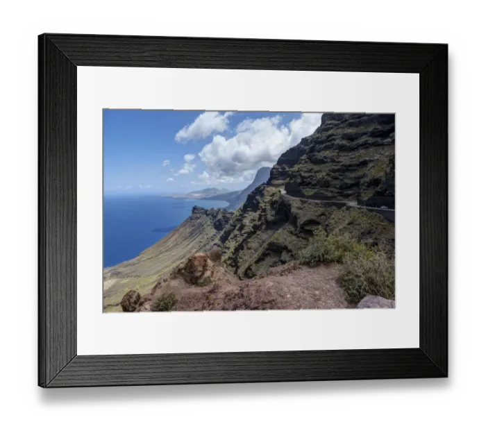 Framed Print : Cliffs and a road near Artenara, Gran Canaria, Canary Islands, Spain, Europe, PublicGround Framed Print : Cliffs and a road near Artenara, Gran Canaria, Canary Islands, Spain, Europe, PublicGround
