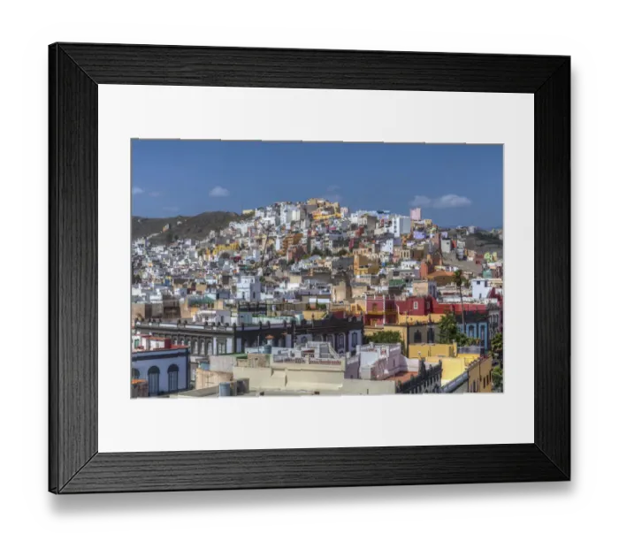 Framed Print : Colourful nested houses, San Juan district, Las Palmas de Gran Canaria, Gran Canaria, Canary Islands, Spain, Europe Framed Print : Colourful nested houses, San Juan district, Las Palmas de Gran Canaria, Gran Canaria, Canary Islands, Spain, Europe