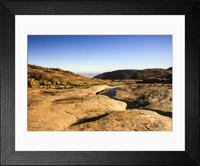 Framed Print : Waterfall area, Brandberg mountain, Damaraland, Namibia, Africa Framed Print : Waterfall area, Brandberg mountain, Damaraland, Namibia, Africa