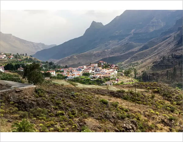 Mountain village of Molino de Fataga, Gran Canaria, Canary Islands, Spain, Europe, PublicGround