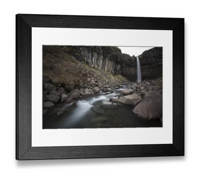 Framed Print : Svatifoss waterfall, Skaftafell National Park, East Iceland, Iceland, Europe Framed Print : Svatifoss waterfall, Skaftafell National Park, East Iceland, Iceland, Europe