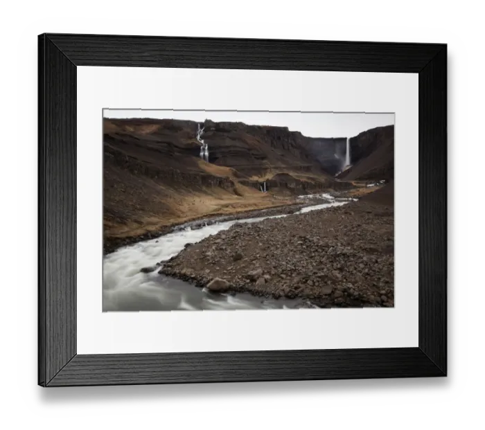 Framed Print : Hengifoss waterfall, Egilsstadir, Iceland, Europe Framed Print : Hengifoss waterfall, Egilsstadir, Iceland, Europe