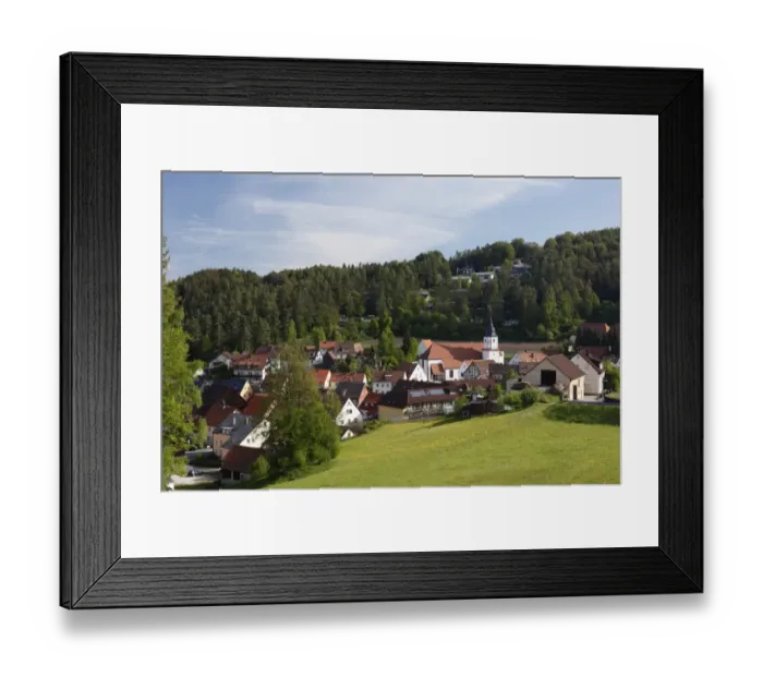 Framed Print : Obertrubach, Trubachtal valley, Little Switzerland, Upper Franconia, Franconia, Bavaria, Germany, Europe, PublicGround Framed Print : Obertrubach, Trubachtal valley, Little Switzerland, Upper Franconia, Franconia, Bavaria, Germany, Europe, PublicGround