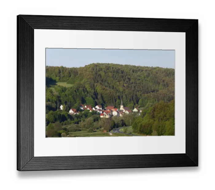 Framed Print : Untertrubach, municipality of Obertrubach, Trubachtal valley, as seen from Wolfsberg castle ruin, Little Switzerland, Upper Franconia, Franconia, Bavaria, Germany, Europe Framed Print : Untertrubach, municipality of Obertrubach, Trubachtal valley, as seen from Wolfsberg castle ruin, Little Switzerland, Upper Franconia, Franconia, Bavaria, Germany, Europe
