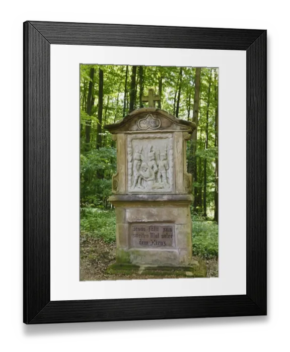 Framed Print : Kalvarienberg wayside shrine, Guegel pilgrimage church, Schesslitz, Little Switzerland, Upper Franconia, Franconia, Bavaria, Germany, Europe Framed Print : Kalvarienberg wayside shrine, Guegel pilgrimage church, Schesslitz, Little Switzerland, Upper Franconia, Franconia, Bavaria, Germany, Europe