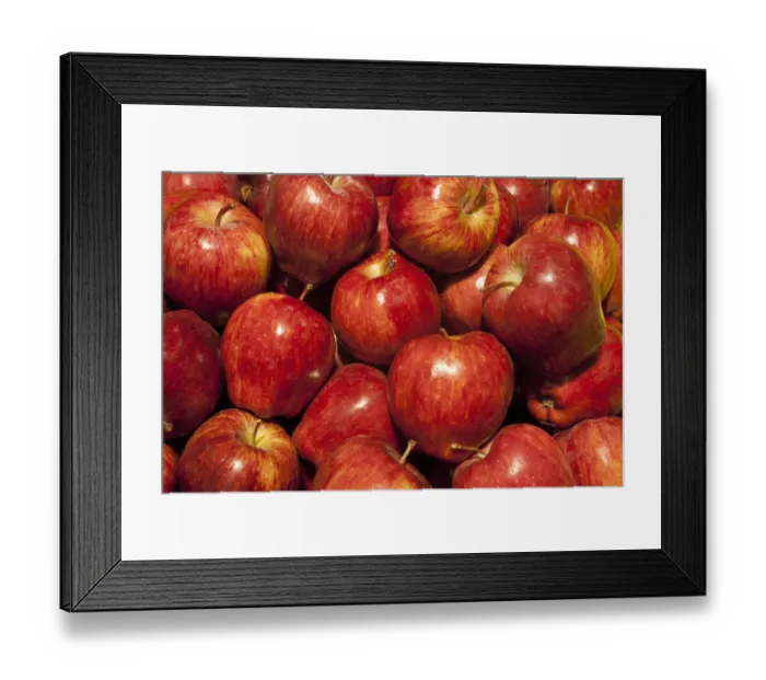 Framed Print : Red Delicious apples Framed Print : Red Delicious apples