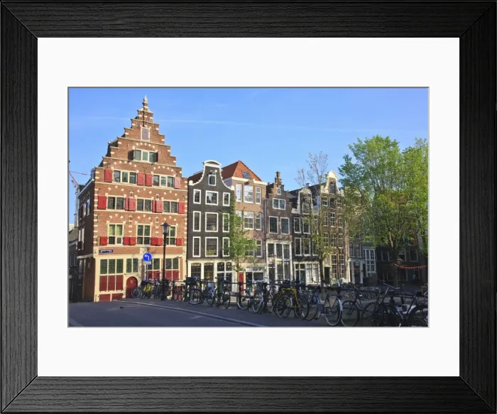 Framed Print : Housing in the historic city centre of Amsterdam, Holland, Netherlands, Europe Framed Print : Housing in the historic city centre of Amsterdam, Holland, Netherlands, Europe