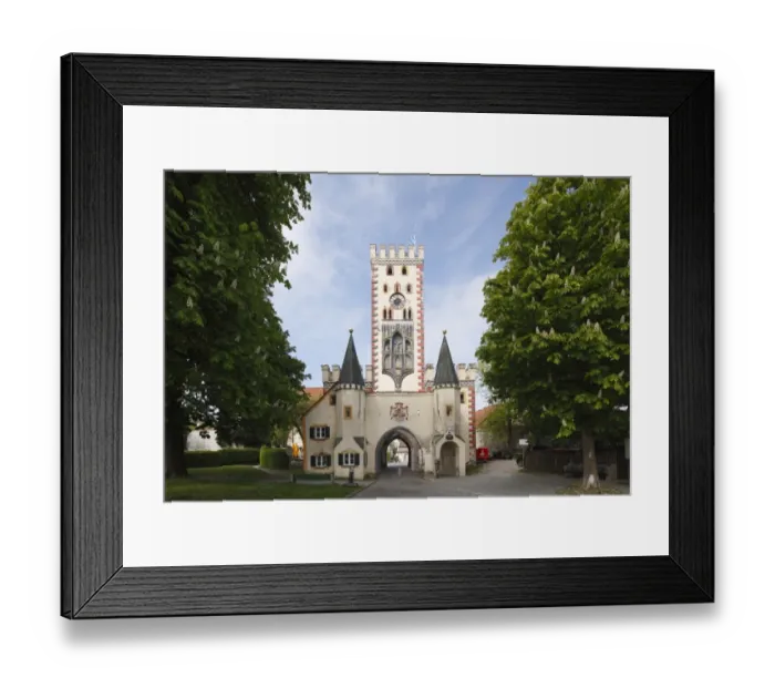 Framed Print : Bayertor, Bavarian Gate, Landsberg am Lech, Upper Bavaria, Bavaria, Germany, Europe Framed Print : Bayertor, Bavarian Gate, Landsberg am Lech, Upper Bavaria, Bavaria, Germany, Europe