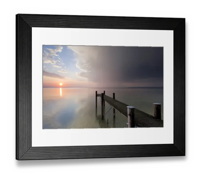 Framed Print : Jetty with evening light and stormy atmosphere overlooking Lake Constance near Bregenz, Rohrspitz, Austria, Europe Framed Print : Jetty with evening light and stormy atmosphere overlooking Lake Constance near Bregenz, Rohrspitz, Austria, Europe