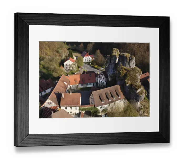 Framed Print : Tuechersfeld, Puettlachtal valley, Pottenstein, Little Switzerland, Upper Franconia, Franconia, Bavaria, Germany, Europe Framed Print : Tuechersfeld, Puettlachtal valley, Pottenstein, Little Switzerland, Upper Franconia, Franconia, Bavaria, Germany, Europe