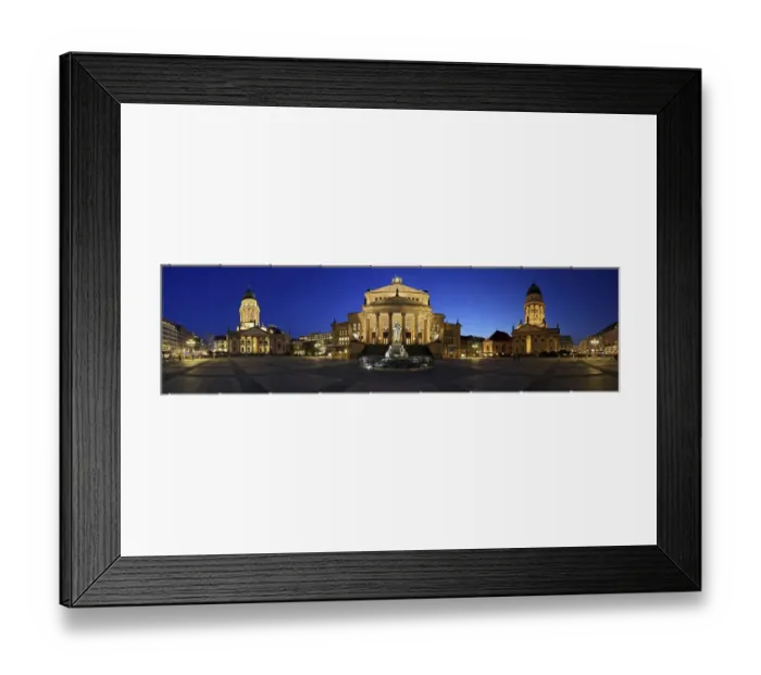 Framed Print : Panorama, Gendarmenmarkt during the blue hour, Mitte, Berlin, Germany, Europe Framed Print : Panorama, Gendarmenmarkt during the blue hour, Mitte, Berlin, Germany, Europe