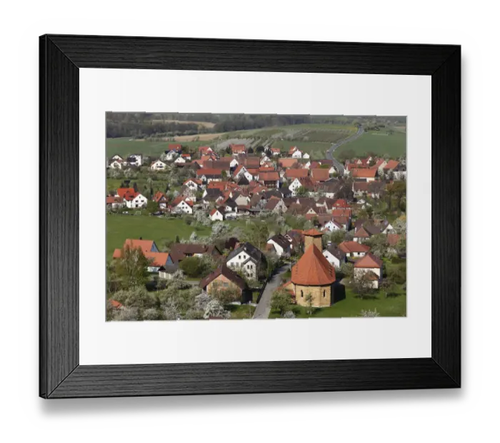 Framed Print : Weingarts as seen from Regensberg, municipality of Kunreuth, Franconian Switzerland, Upper Franconia, Franconia, Bavaria, Germany, Europe Framed Print : Weingarts as seen from Regensberg, municipality of Kunreuth, Franconian Switzerland, Upper Franconia, Franconia, Bavaria, Germany, Europe