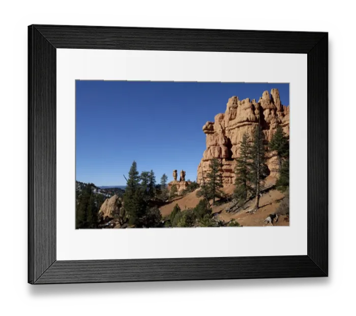 Framed Print : Sandstone cliffs, Red Canyon State Park, Utah, USA Framed Print : Sandstone cliffs, Red Canyon State Park, Utah, USA