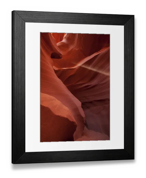 Framed Print : Sandstone rocks, Lower Antelope Canyon, Page, Arizona, USA, America