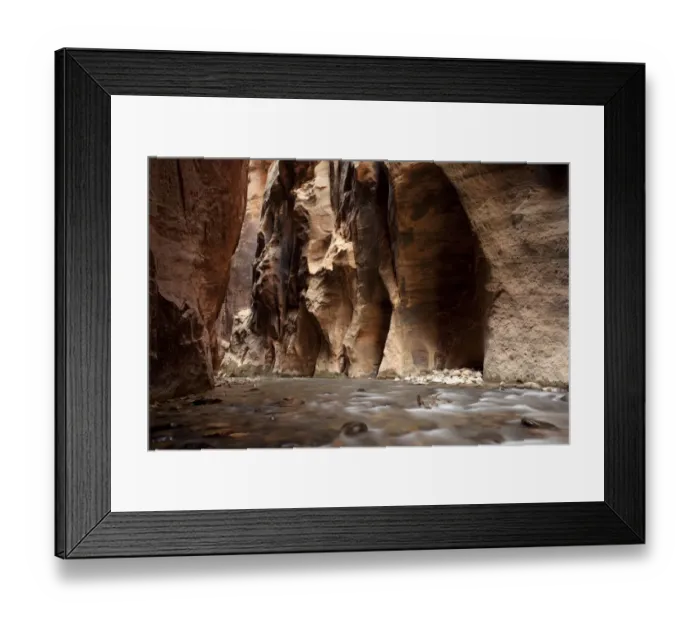 Framed Print : The Narrows, narrow point of the Virgin River, Zion National Park, Utah, USA, America Framed Print : The Narrows, narrow point of the Virgin River, Zion National Park, Utah, USA, America