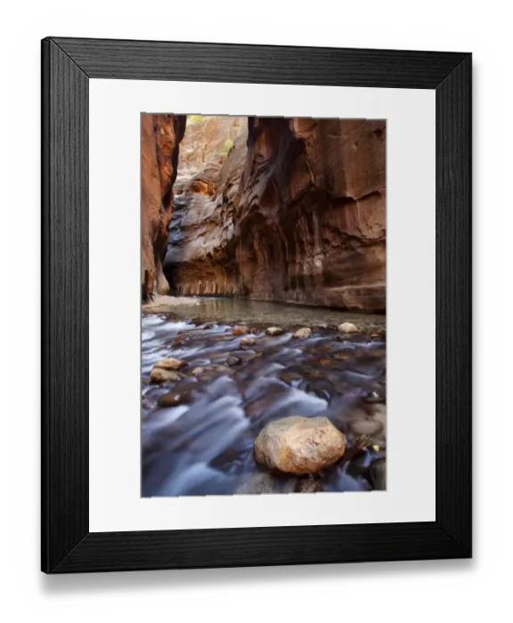 Framed Print : The Narrows, narrow point of the Virgin River, Zion National Park, Utah, USA, America Framed Print : The Narrows, narrow point of the Virgin River, Zion National Park, Utah, USA, America