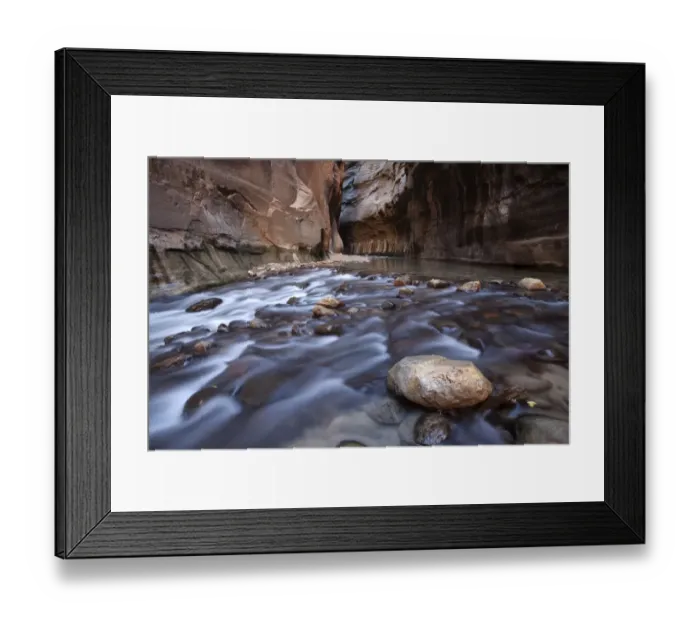 Framed Print : The Narrows, narrow point of the Virgin River, Zion National Park, Utah, USA, America Framed Print : The Narrows, narrow point of the Virgin River, Zion National Park, Utah, USA, America