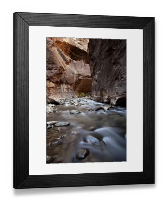 Framed Print : The Narrows, constriction of the Virgin River, Zion National Park, Utah, USA Framed Print : The Narrows, constriction of the Virgin River, Zion National Park, Utah, USA