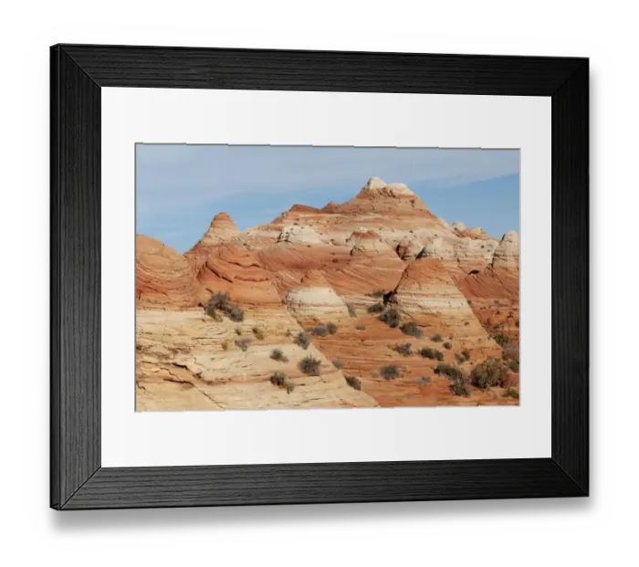 Framed Print : Sandstone formations, Coyote Buttes North, Vermilion Cliffs Wilderness, Page, Arizona, USA, America Framed Print : Sandstone formations, Coyote Buttes North, Vermilion Cliffs Wilderness, Page, Arizona, USA, America