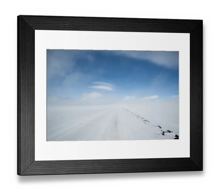 Framed Print : Tyre tracks in the snow, winter landscape, Vatnajoekull Glacier, Icelandic Highlands, Iceland, Europe Framed Print : Tyre tracks in the snow, winter landscape, Vatnajoekull Glacier, Icelandic Highlands, Iceland, Europe