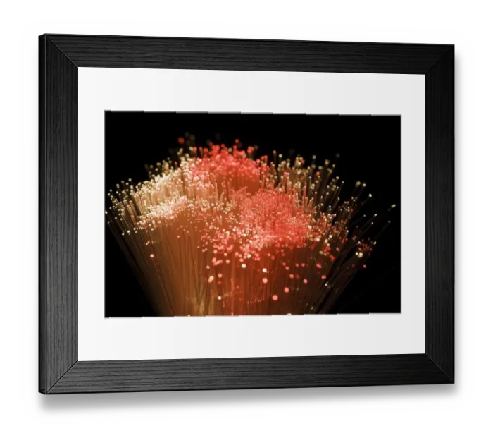 Framed Print : Fibre optics, optical fibers or optical fibres Framed Print : Fibre optics, optical fibers or optical fibres