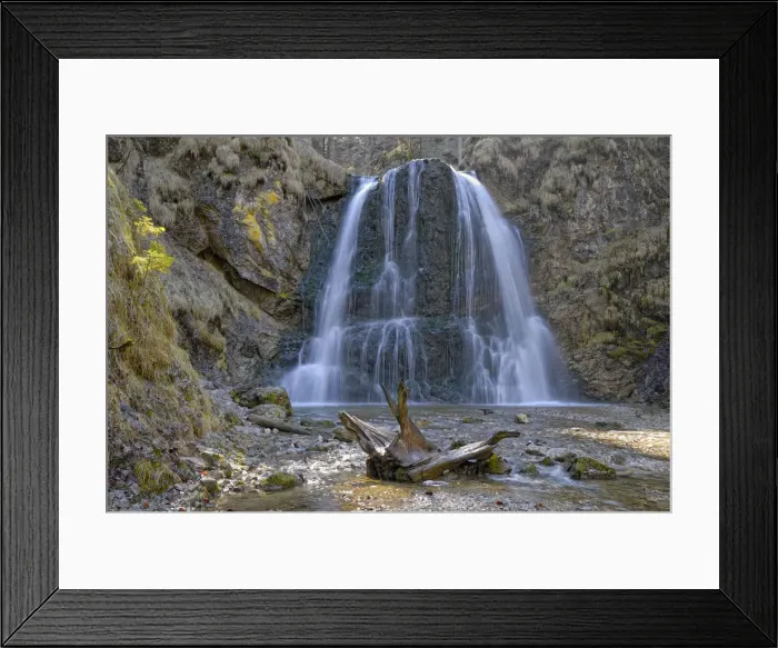 Framed Print : Josefstal waterfall, Schliersee-Neuhaus, Upper Bavaria, Germany, Europe Framed Print : Josefstal waterfall, Schliersee-Neuhaus, Upper Bavaria, Germany, Europe