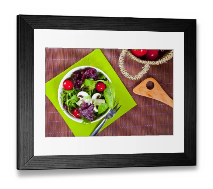 Framed Print : Fresh salad made with organic ingredients Framed Print : Fresh salad made with organic ingredients
