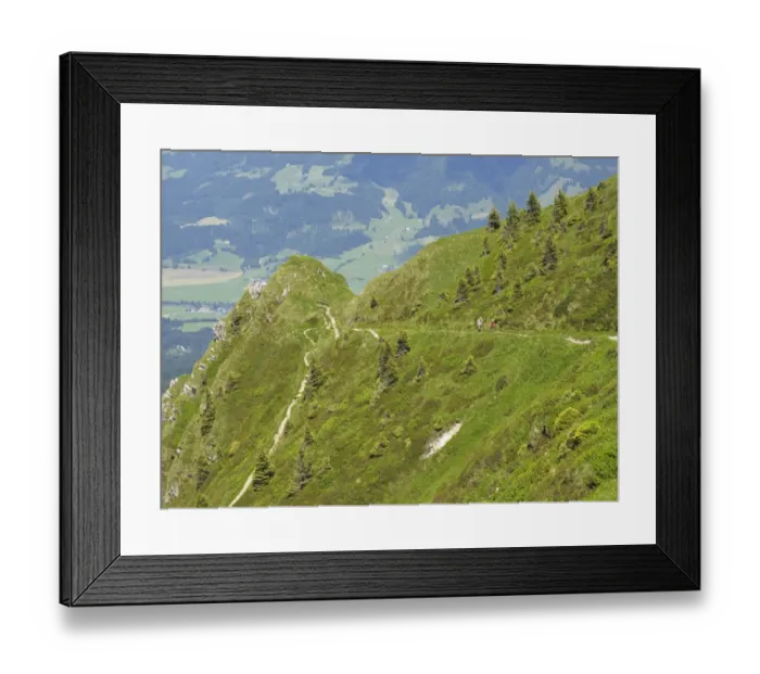 Framed Print : Trail on the Kitzbueheler Horn at St. Johann, Tyrol, Austria, Europe Framed Print : Trail on the Kitzbueheler Horn at St. Johann, Tyrol, Austria, Europe