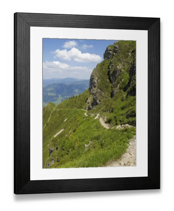 Framed Print : Trail on the Kitzbueheler Horn at St. Johann, Tyrol, Austria, Europe Framed Print : Trail on the Kitzbueheler Horn at St. Johann, Tyrol, Austria, Europe