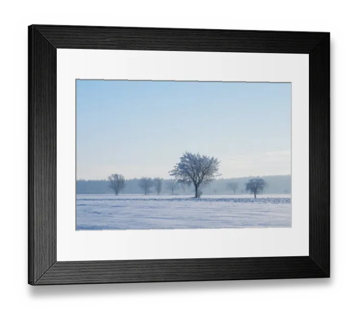 Framed Print : Winter landscape, Lower Saxony, Germany, Europe Framed Print : Winter landscape, Lower Saxony, Germany, Europe