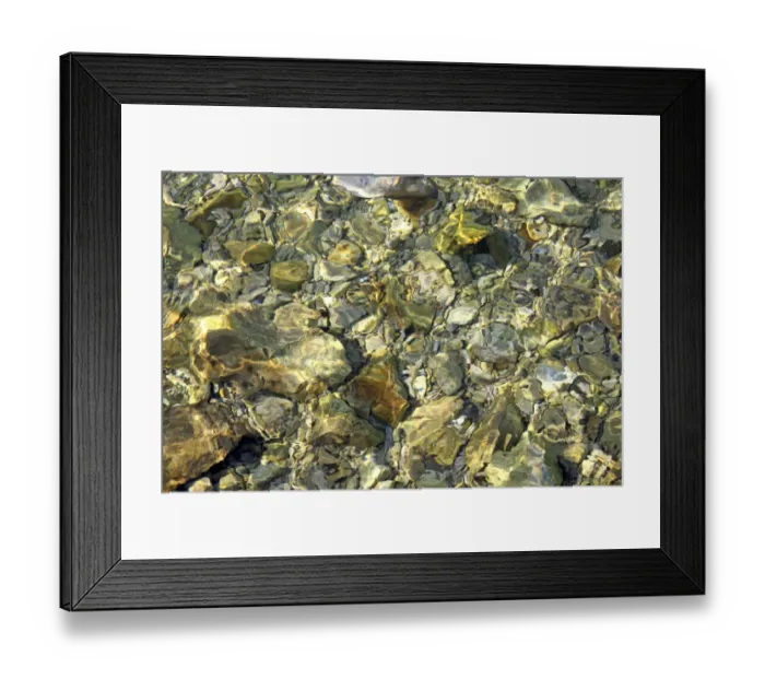 Framed Print : Pebbles in the sea, Vir Island, Dalmatia, Croatia, Europe Framed Print : Pebbles in the sea, Vir Island, Dalmatia, Croatia, Europe