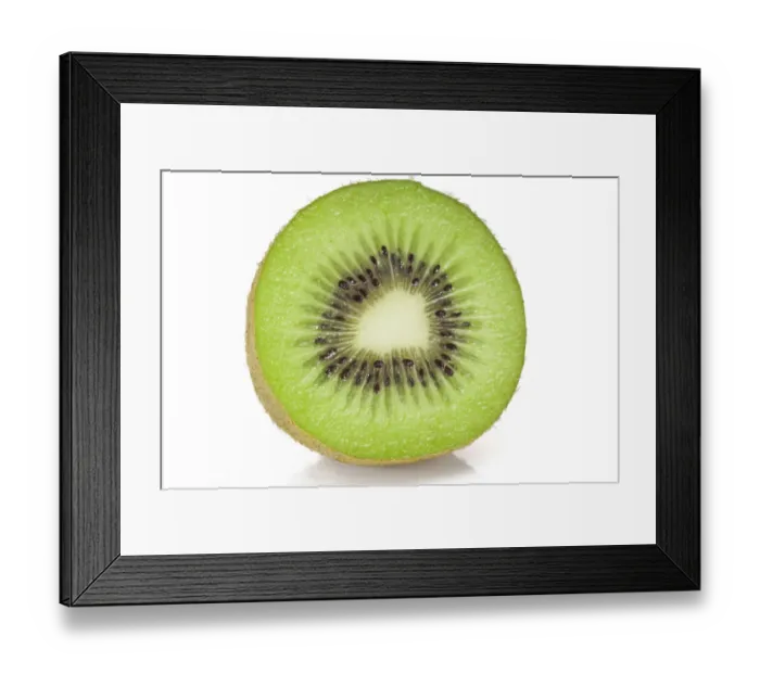 Framed Print : Kiwi slice