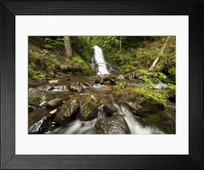 Framed Print : Todtmoos waterfalls, the smaller waterfall runing through a mossy forest, southern Black Forest, Baden-Wuerttemberg, Germany, Europe Framed Print : Todtmoos waterfalls, the smaller waterfall runing through a mossy forest, southern Black Forest, Baden-Wuerttemberg, Germany, Europe