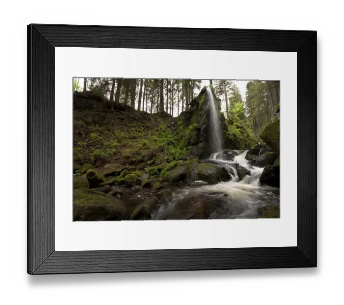 Framed Print : Waterfall in the Albschlucht gorge near Menzenschwand, southern Black Forest, Baden-Wuerttemberg, Germany, Europe Framed Print : Waterfall in the Albschlucht gorge near Menzenschwand, southern Black Forest, Baden-Wuerttemberg, Germany, Europe