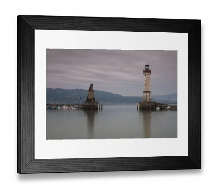 Framed Print : Harbour entrance of Lindau on Lake Constance with the old lighthouse and the Bavarian lion statue, Bavaria, Germany, Europe Framed Print : Harbour entrance of Lindau on Lake Constance with the old lighthouse and the Bavarian lion statue, Bavaria, Germany, Europe