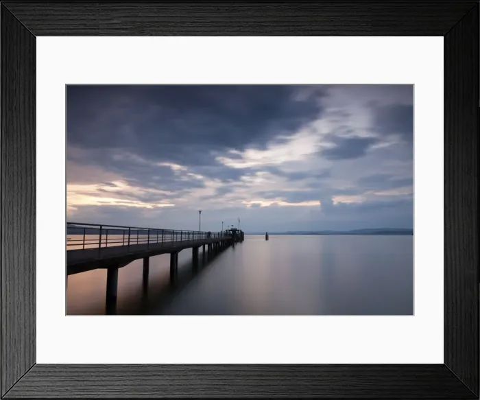 Framed Print : Pier in Mannenbach on Lake Constance in the evening, Mannenbach, Switzerland, Europe Framed Print : Pier in Mannenbach on Lake Constance in the evening, Mannenbach, Switzerland, Europe