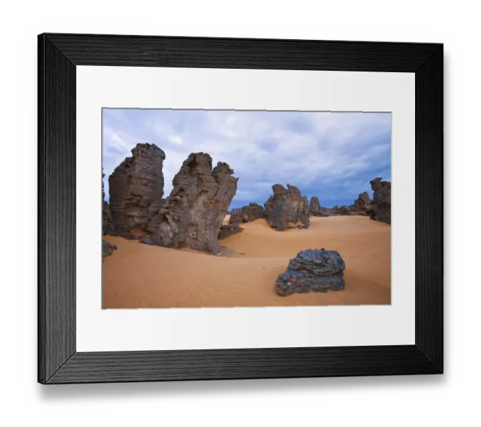 Framed Print : Stone desert, Tassili Maridet, Libyan Desert, Libya, Sahara, North Africa, Africa Framed Print : Stone desert, Tassili Maridet, Libyan Desert, Libya, Sahara, North Africa, Africa