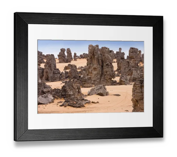 Framed Print : Stone desert, Tassili Maridet, Libyan Desert, Libya, Sahara, North Africa, Africa Framed Print : Stone desert, Tassili Maridet, Libyan Desert, Libya, Sahara, North Africa, Africa