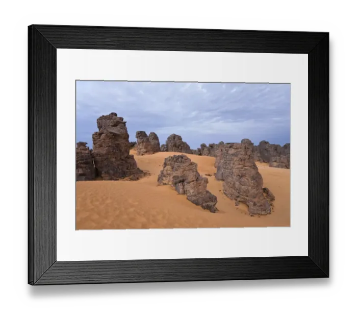Framed Print : Stone desert, Tassili Maridet, Libyan Desert, Libya, Sahara, North Africa, Africa Framed Print : Stone desert, Tassili Maridet, Libyan Desert, Libya, Sahara, North Africa, Africa