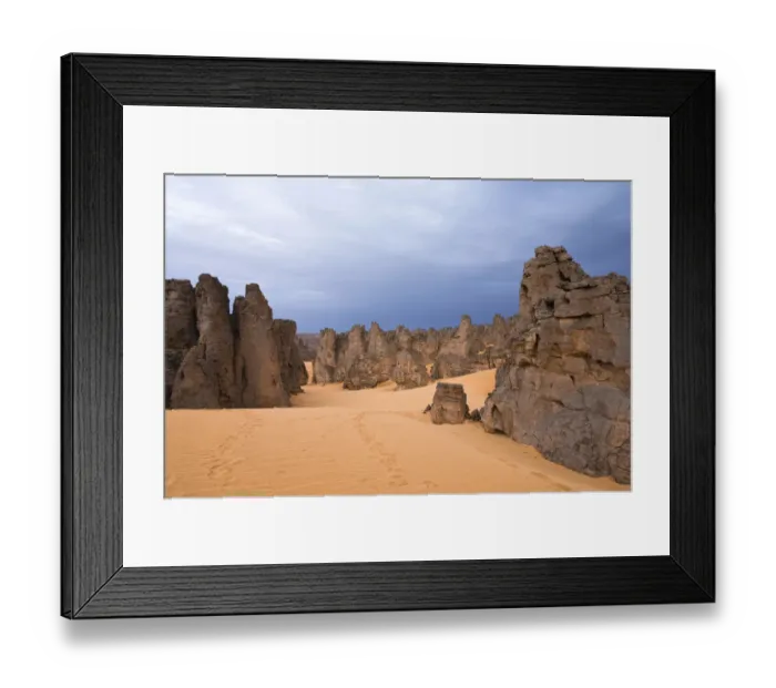 Framed Print : Stone desert, Tassili Maridet, Libyan Desert, Libya, Sahara, North Africa, Africa Framed Print : Stone desert, Tassili Maridet, Libyan Desert, Libya, Sahara, North Africa, Africa