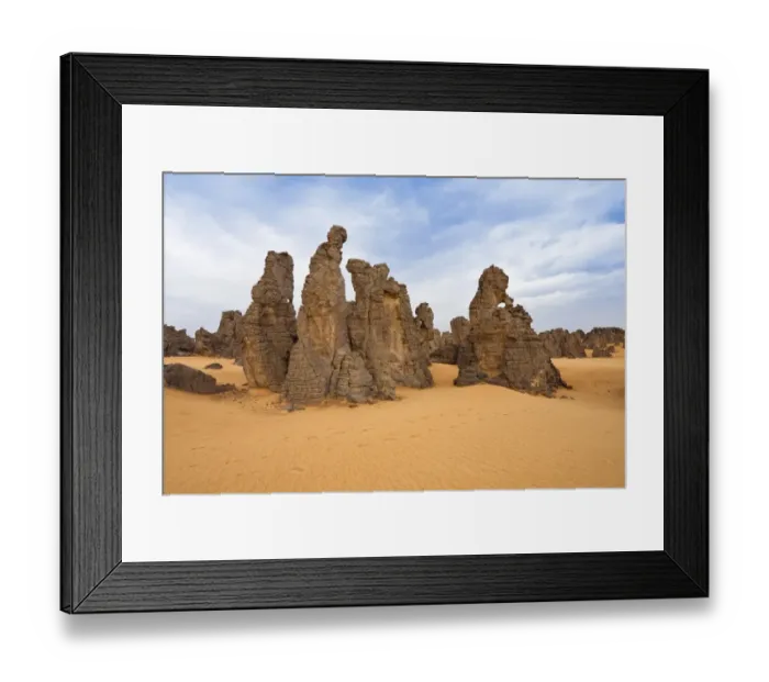 Framed Print : Stone desert, Tassili Maridet, Libyan Desert, Libya, Sahara, North Africa, Africa Framed Print : Stone desert, Tassili Maridet, Libyan Desert, Libya, Sahara, North Africa, Africa