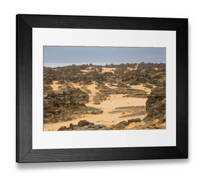 Framed Print : Stone desert, Tassili Maridet, Libyan Desert, Libya, Sahara, North Africa, Africa Framed Print : Stone desert, Tassili Maridet, Libyan Desert, Libya, Sahara, North Africa, Africa